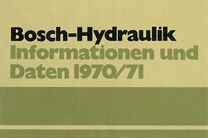 old Bosch hydraulic systems